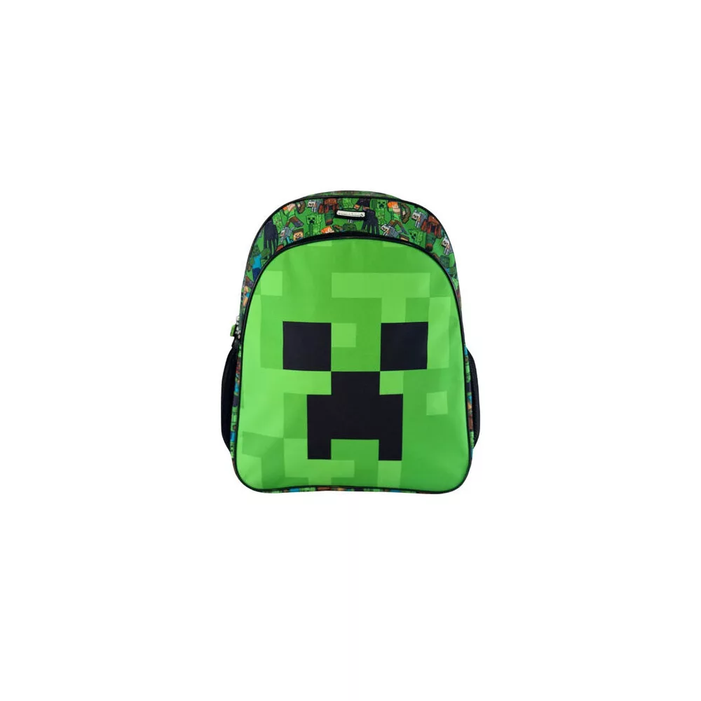 Minecraft tas Face 40 x 30 x 17 cm - Groen - 40 x 30 x 17 cm - Polyester