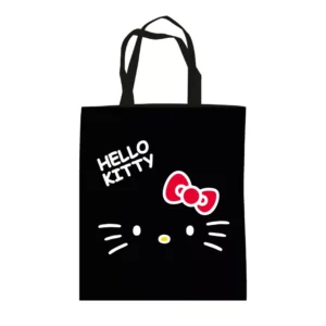 Hello Kitty tas Black canvas 38 x 44 cm - Zwart - 38 x 44 cm - Polyester