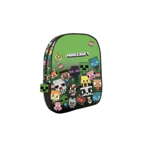 Minecraft tas Characters 30 x 26 x 10 cm - Groen - 30 x 26 x 10 cm - Polyester
