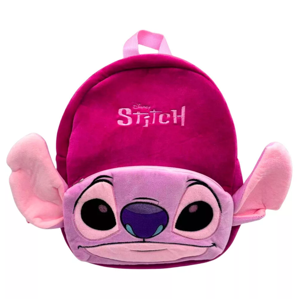 Lilo en Stitch tas Angel 3D plush 30 x 24 x 8 cm - Roze - 30 x 24 x 8 cm - Polyester