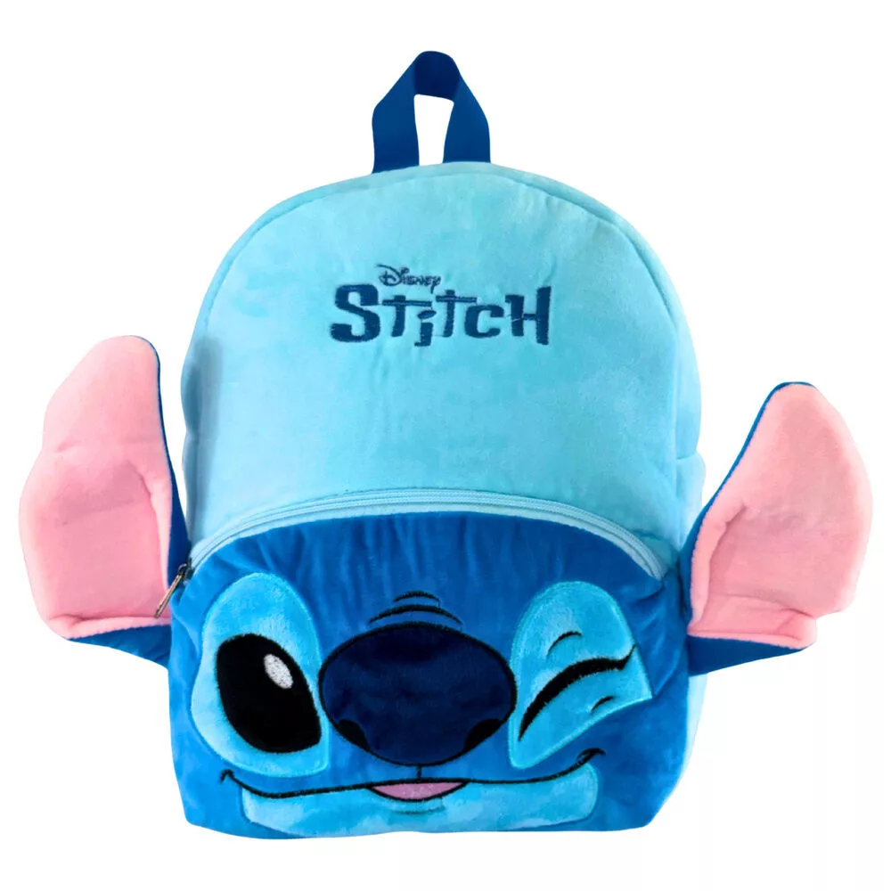 Lilo en Stitch tas Wink 3D Plush 30 x 24 x 8 cm - Blauw - 30 x 24 x 8 cm - Polyester