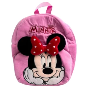 Disney Minnie Mouse tas Smile 3D plush 30 x 24 x 8 cm - Roze - 30 x 24 x 8 cm - Polyester