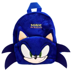 Sonic tas Blur 3D Plush 30 x 24 x 8 cm - Blauw - 30 x 24 x 8 cm - Polyester