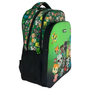 Minecraft tas Lot Characters 40 x 30 x 15 cm - Groen - 40 x 30 x 15 cm - Polyester