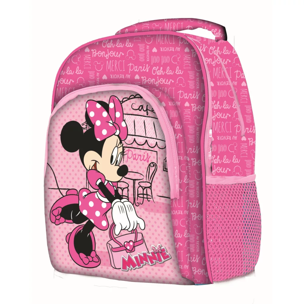 Disney Minnie Mouse tas Paris 42 x 32 x 16 cm - Roze - 42 x 32 x 16 cm - Polyester