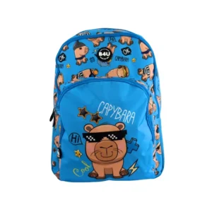 Capybara tas Cool school 44 x 31 x 17 cm - Blauw - 44 x 31 x 17 cm - Polyester
