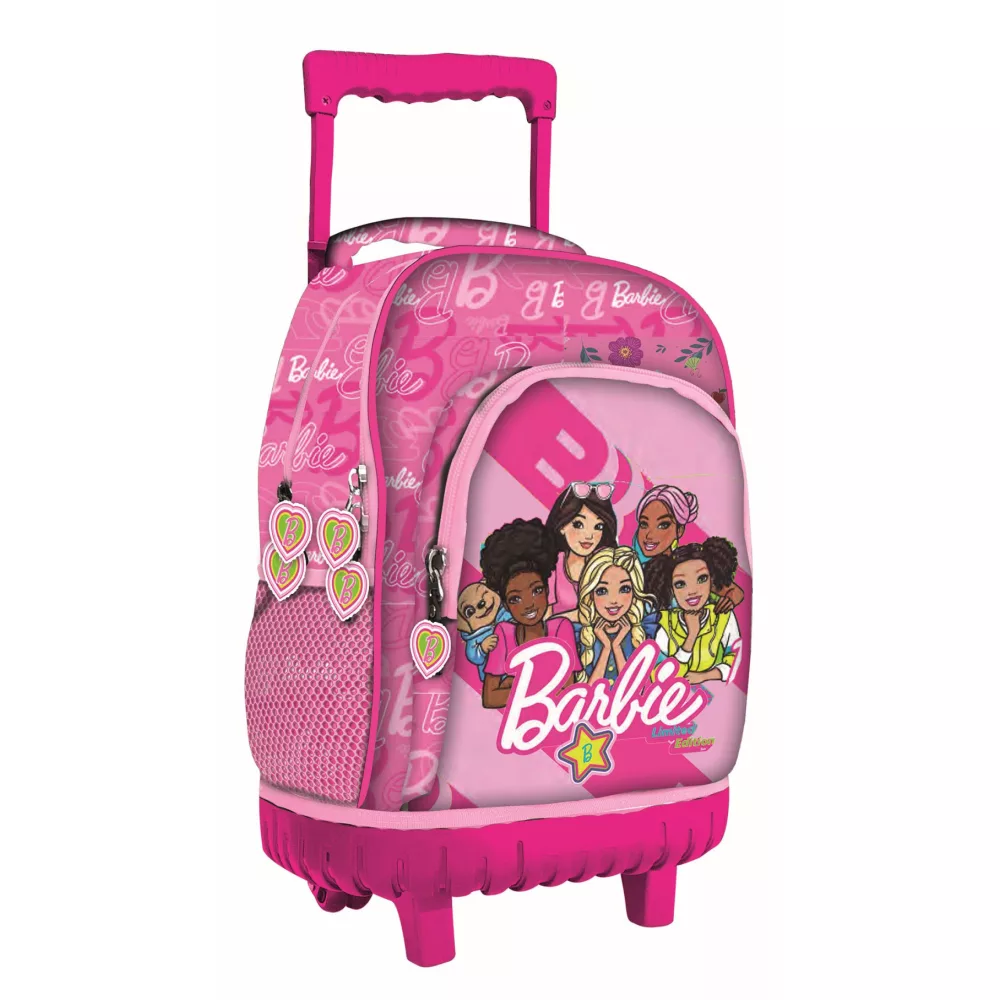 Barbie tas - Roze - 44 x 33 x 22 cm - Polyester
