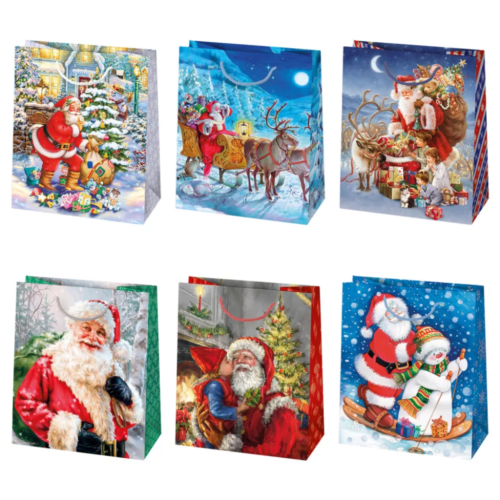 Sweet Home rugtas Christmas Travel paper gift 19 x 23 x 10,5 cm
