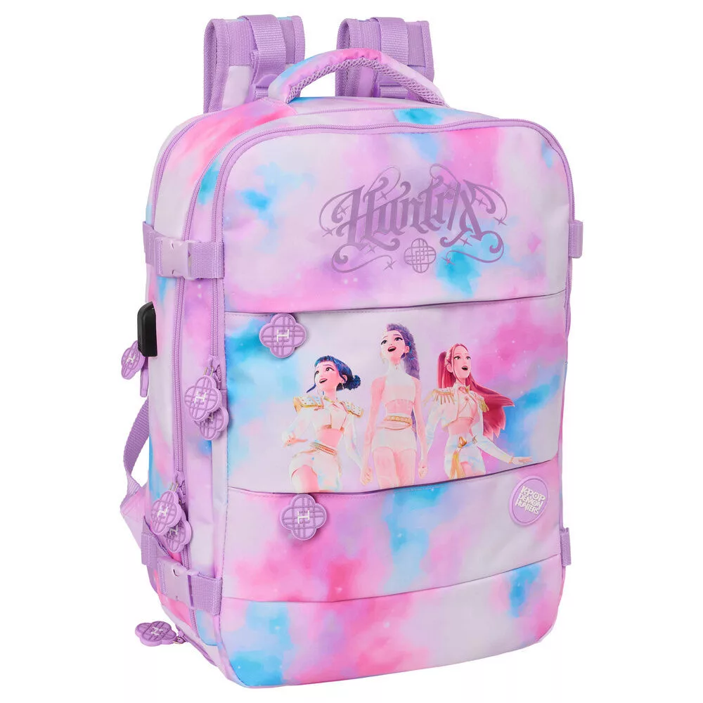 Demon Hunters tas - Roze - 44 cm - Polyester
