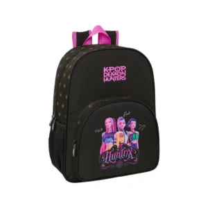 schooltas pop Negra - Demon Hunters tas - Zwart - 42 cm - Polyester