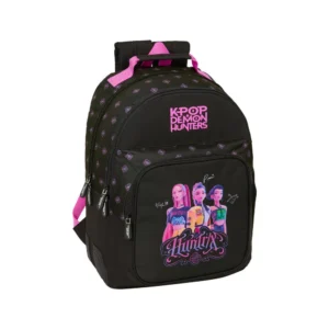 schooltas pop Negra - Demon Hunters tas - Zwart - 42 cm - Polyester (2)