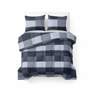 Sleeptime dekbed Anne Blauw 200 x 200 Met Kussenslope - Blauw - 200 x 200 cm - 100% Microvezel 300 gsm