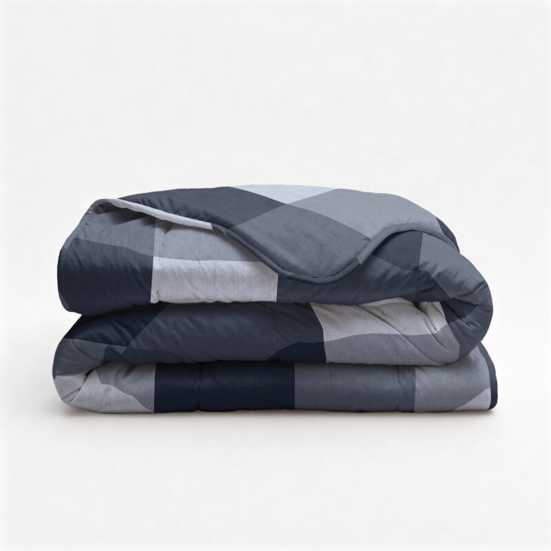 Sleeptime dekbed 200 x 200 cm van 100% Microvezel 300 gsm, Anne Blauw 200 x 200 Met Kussenslope