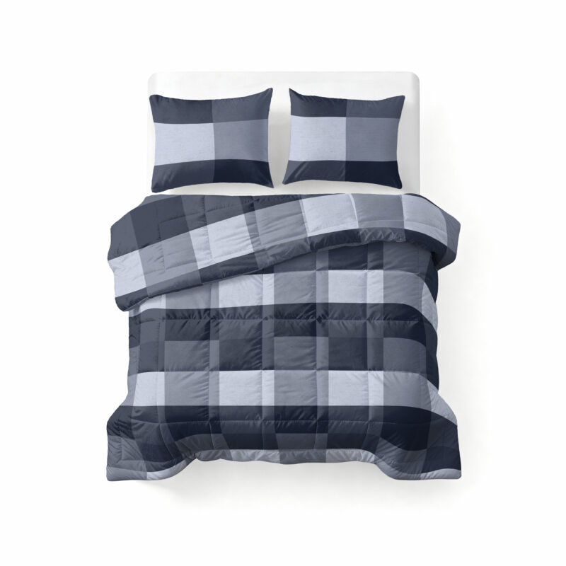 Sleeptime dekbed Anne Blauw 200 x 200 Met Kussenslope - Blauw - 200 x 200 cm - 100% Microvezel 300 gsm