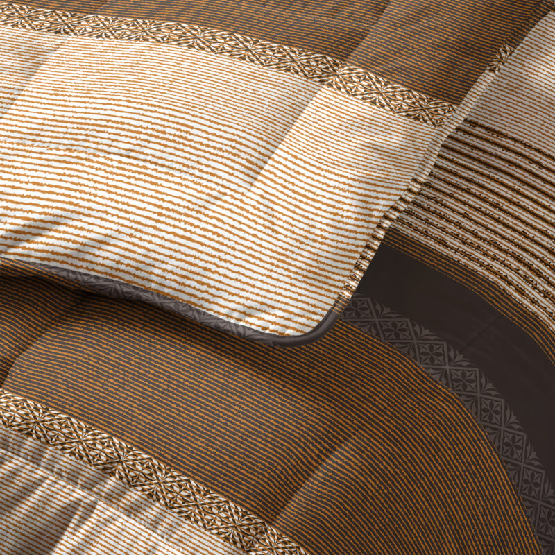 All-in one Lazy dekbed Marina Taupe 140 x 200 Met Kussensloop