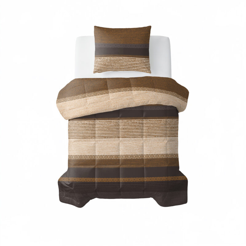 Sleeptime All-in one Lazy dekbed Marina Taupe 140 x 200 Met Kussensloop cm