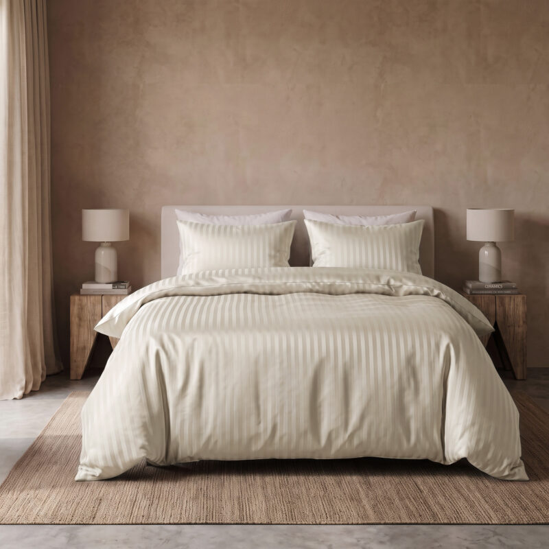Sleeptime bed 200 x 220 cm van Microvezel - Crème