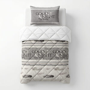 Lazy Goodnight - Sleeptime kussensloop cm - Zand - 140 x 200 cm - 100% Microvezel