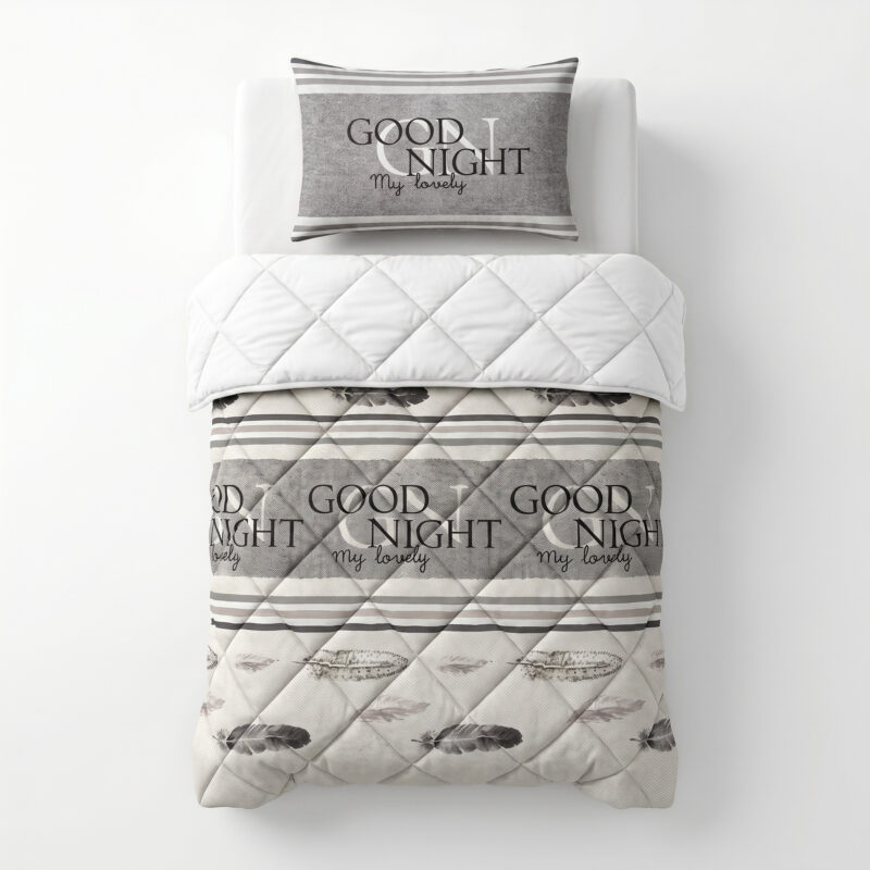 Sleeptime Lazy Dekbed Goodnight Zand 140 x 200 Met Kussensloop cm