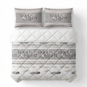 Sleeptime dekbed Goodnight Zand 240 x 200 Met Kussens - Zand - 240 x 200 cm - 100% Microvezel