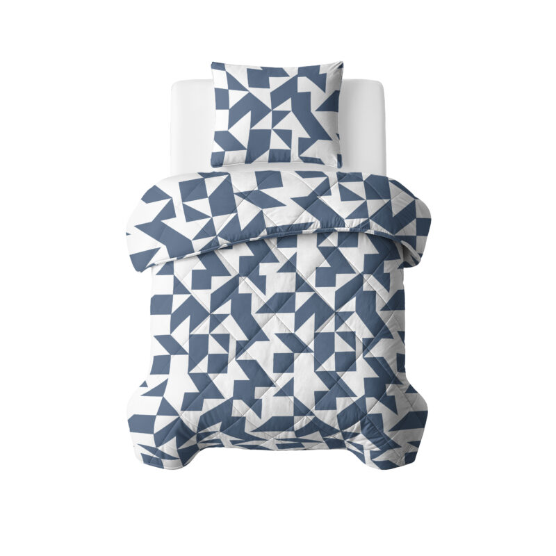 Sleeptime Lazy Dekbed Mado Blauw 140 x 200 Met Kussensloop cm