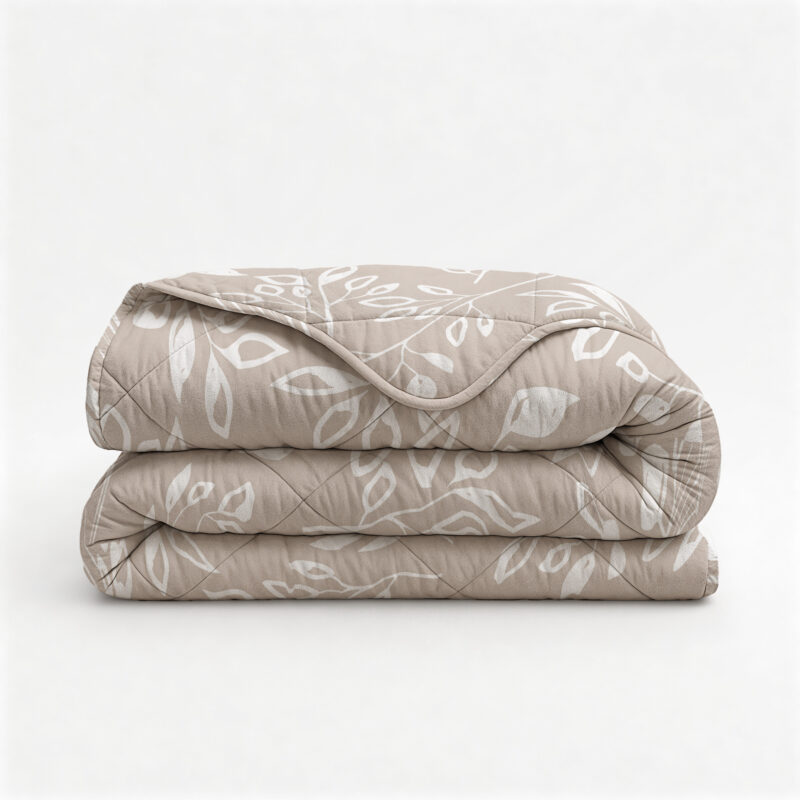 Sleeptime dekbed 240 x 200 cm van 100% Polyester Microvezel, Neva Taupe/Zand 240 x 200 Met Kussen