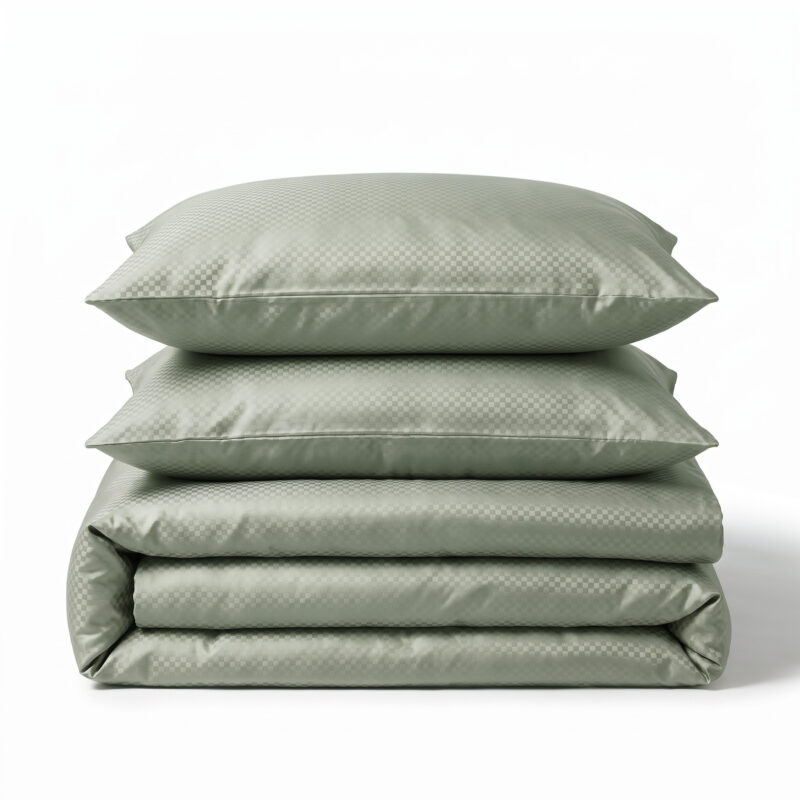 Satin Point Groen - Sleeptime bed 200 x 220 cm van Microvezel