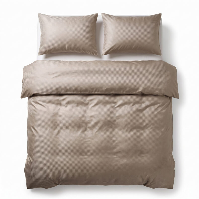 Sleeptime Satin Point Taupe 240 x 220 cm