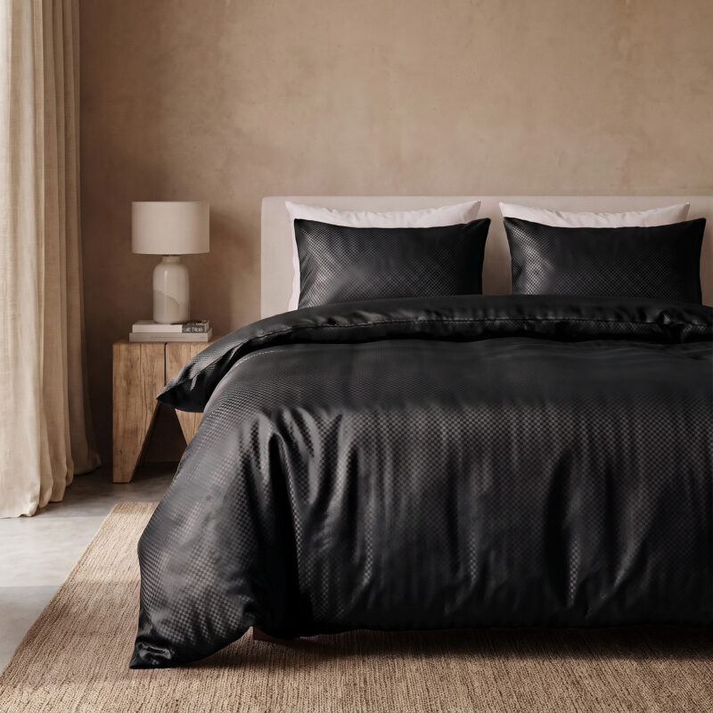 Satin Point Zwart 140 x 220 Sleeptime