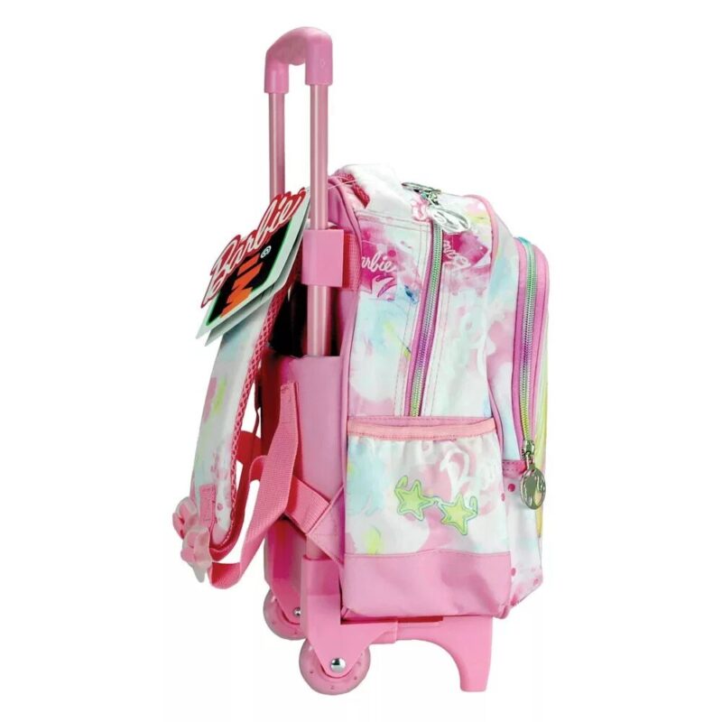 Polyester tas van Barbie in 30 x 25 x 15 cm - Roze