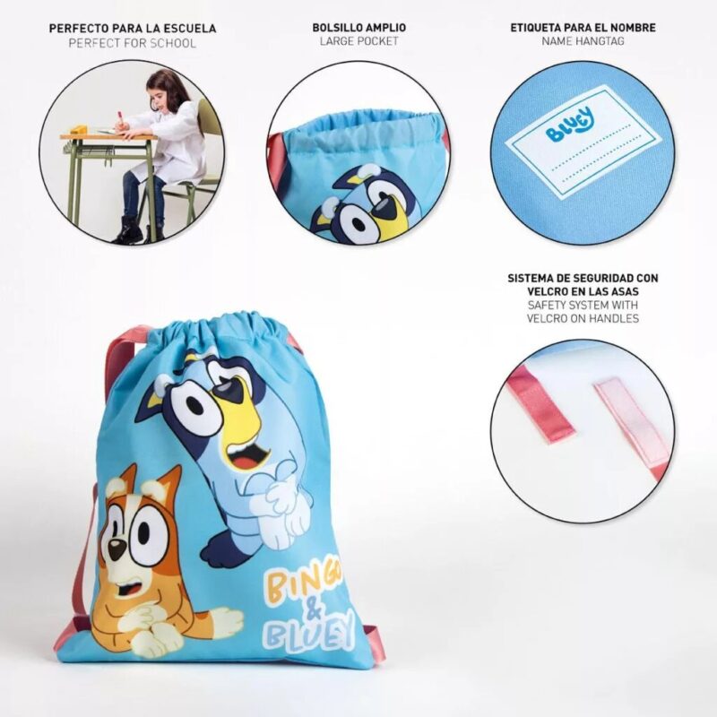 Bluey schoudertas 33 x 27 cm van Polyester, Bingo 33 x 27 cm
