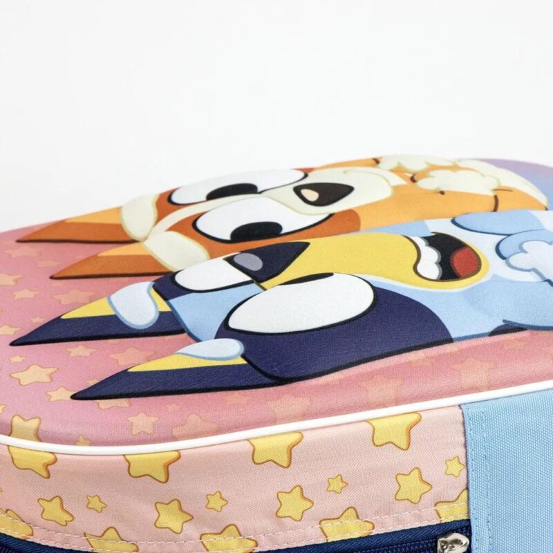 Bluey tas Stars 3D 31 x 25 cm - Multicolor - 31 x 25 cm - Polyester - foto 7