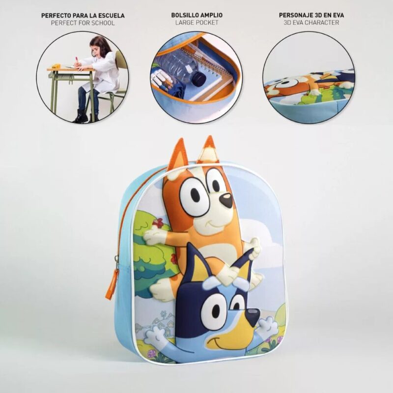 Polyester tas Nature 3D 29 x 25 cm van Bluey in 29 x 25 cm