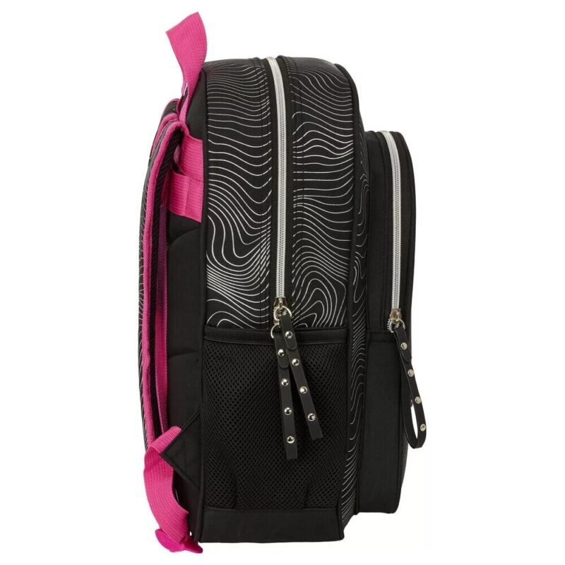 Polyester tas van Demon Hunters in 38 cm - Zwart