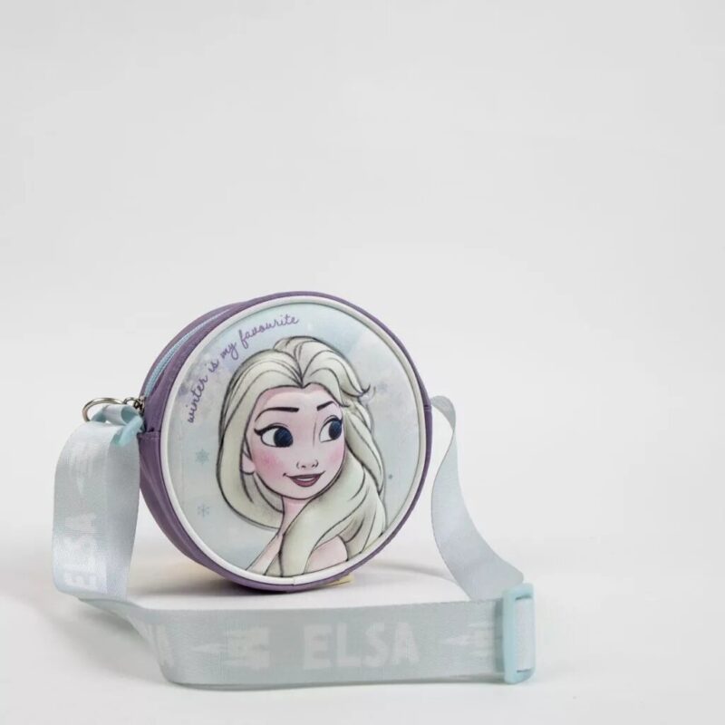 Disney Frozen schoudertas 13 x 13 cm van Polyester, Winter 3D 13 x 13 cm