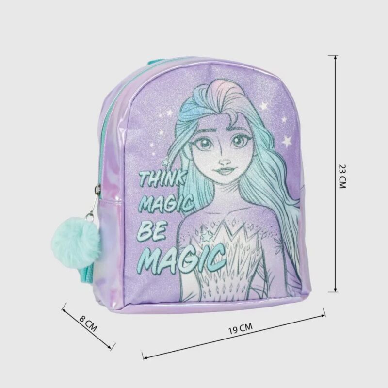 Polyester tas Magic holographic 23 x 20 cm van Disney Frozen in 23 x 20 cm