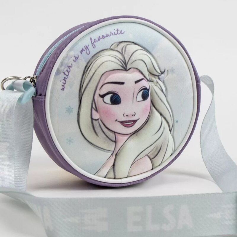 Polyester tas Winter 3D 13 x 13 cm van Disney Frozen in 13 x 13 cm