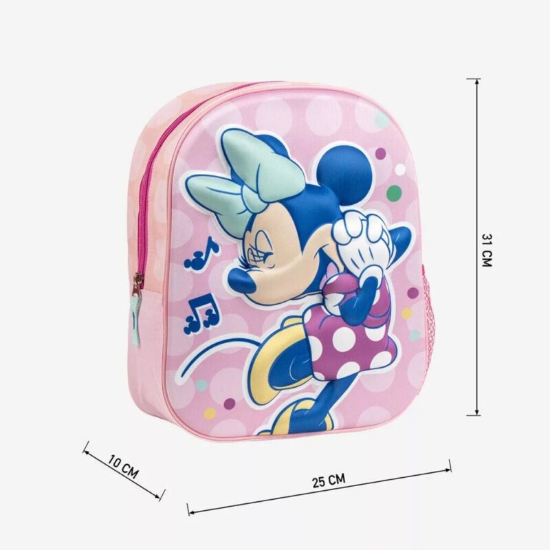 Disney Minnie Mouse schoudertas 31 x 25 cm van Polyester, Music 3D 31 x 25 cm