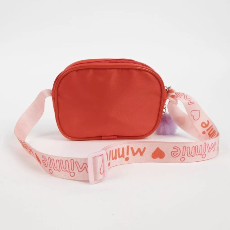 Polyester tas You glitter shoulder crossbody 15 x van Disney Minnie Mouse in 15 x 11 cm