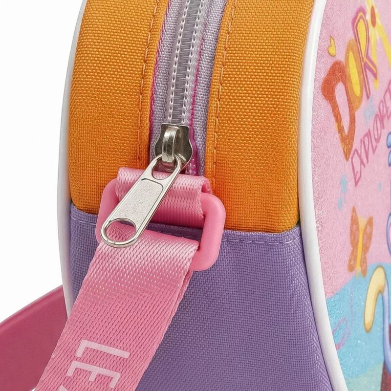 Dora the Explorer schoudertas 15 x 14 cm van Polyester, Let's Go glittery 15 x 14 cm