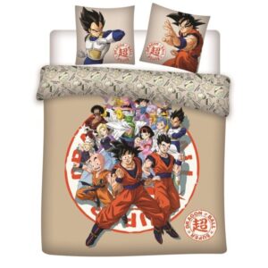 Dragon Ball Z dekbedovertrek Super Team - 240 x 220 cm - polykatoen