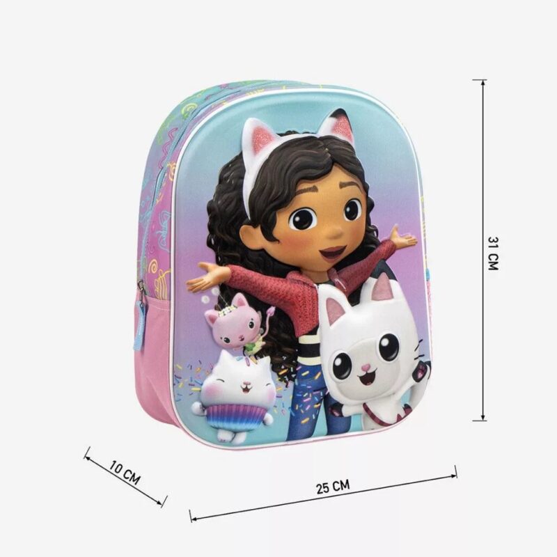 Gabby's Dollhouse schoudertas 31 x 25 cm van Polyester, Fun 3D 31 x 25 cm