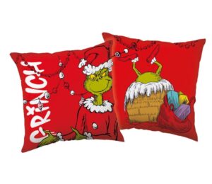 Grinch sierkussen Gift Trouble 40 x 40 cm - 40 x 40 cm - 100% Polyester