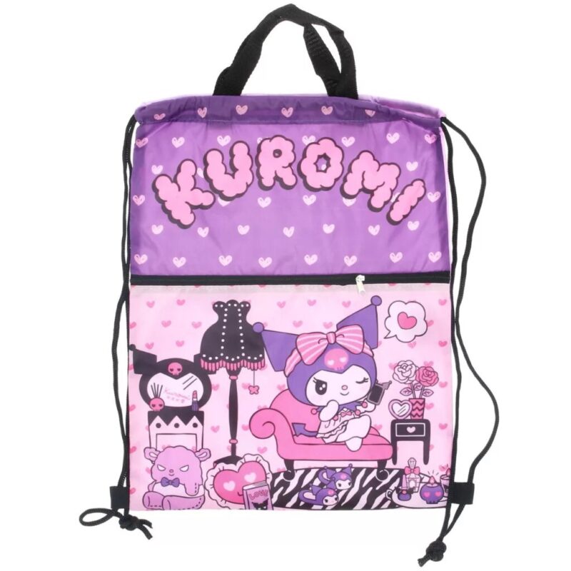 Polyester tas Kuromi Deluxe 45 x 35 cm van Hello Kitty in 45 x 35 cm