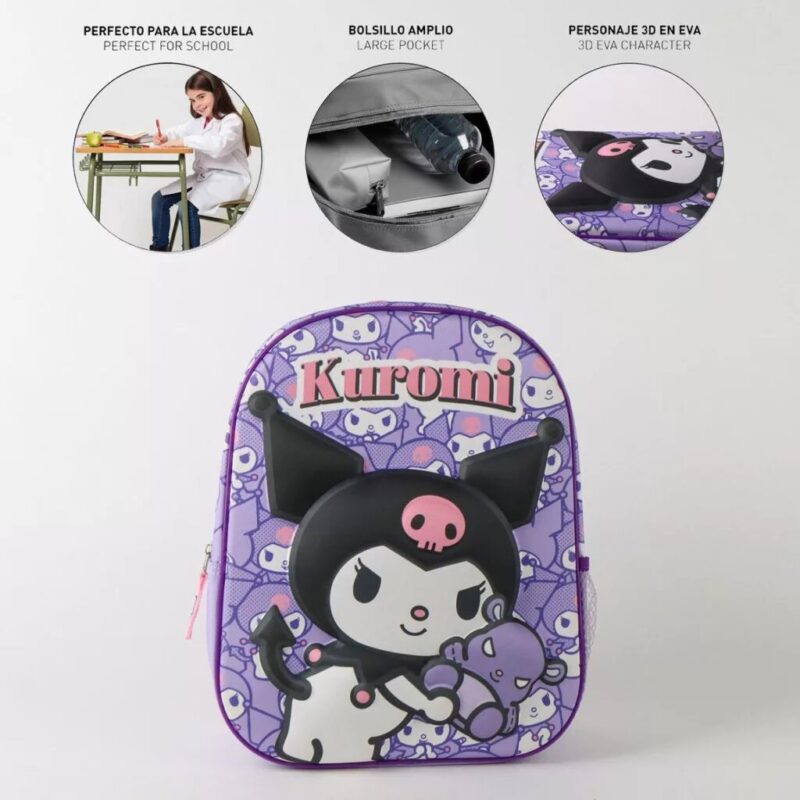 Hello Kitty schoudertas 30 x 25 x 12 cm van Polyester, Little Rebel 3D 30 x 25 x 12 cm