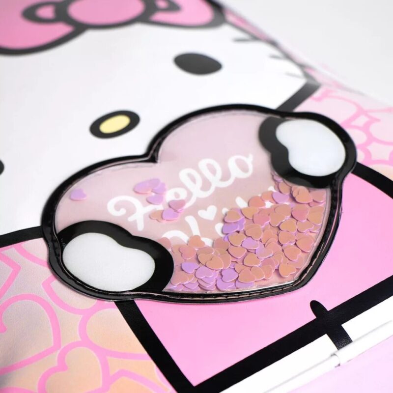 Polyester tas Heart holographic 32 x 24 cm van Hello Kitty in 32 x 24 cm