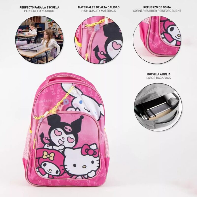 Polyester tas Kawaii Cuties 42 x 32 x 20 cm van Hello Kitty in 42 x 32 x 20 cm