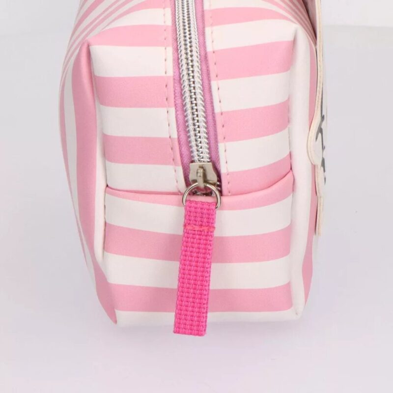 Polyester tas Striped cosmetic 18 x 10 cm van Hello Kitty in 18 x 10 cm