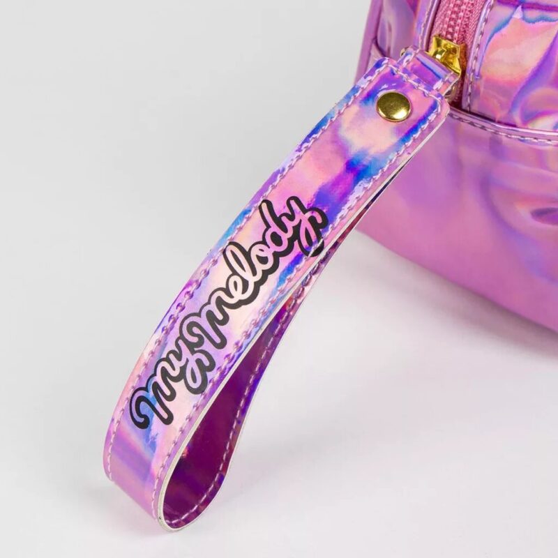Polyester tas My Melody Holographic Cosmetic 18 x van Hello Kitty in 18 x 11 cm