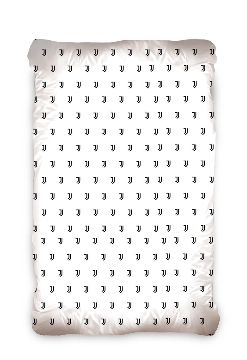 Juventus Hoeslaken Logo - Eenpersoons - 90 x 200 cm - Katoen